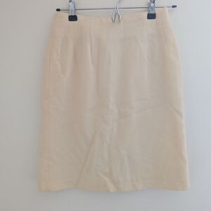 Elegant Cream Women's Skirt